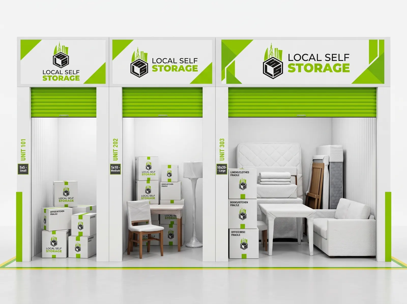 Understanding storage unit sizes for furniture and belongings in Dubai