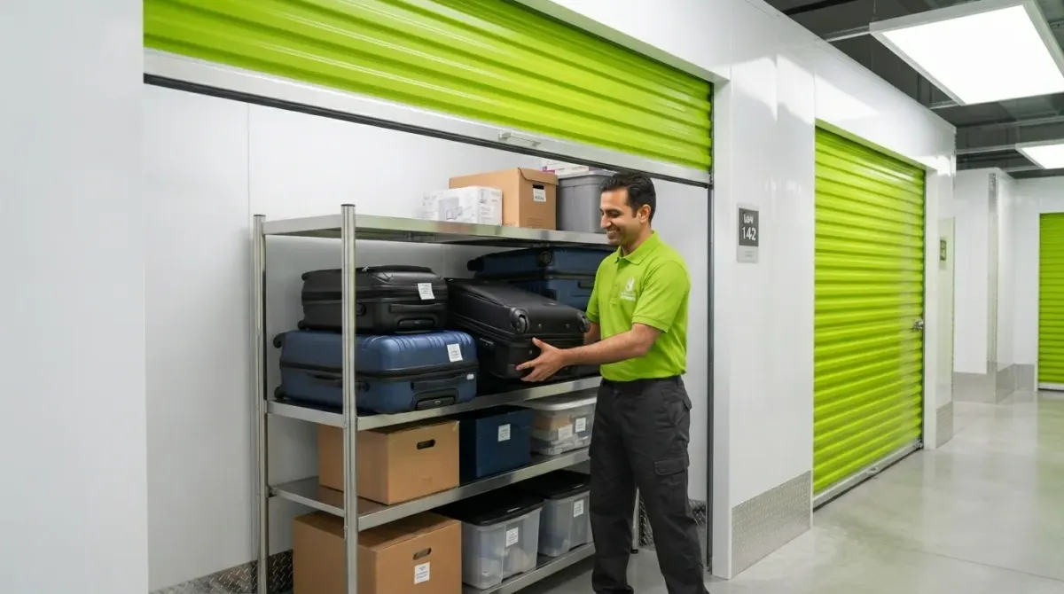 Secure luggage storage in Bur Dubai for suitcases, bags, and travel belongings