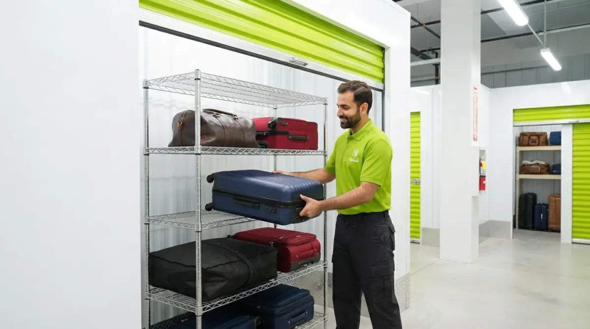 Secure luggage storage in Deira Dubai for suitcases, bags, and travel belongings
