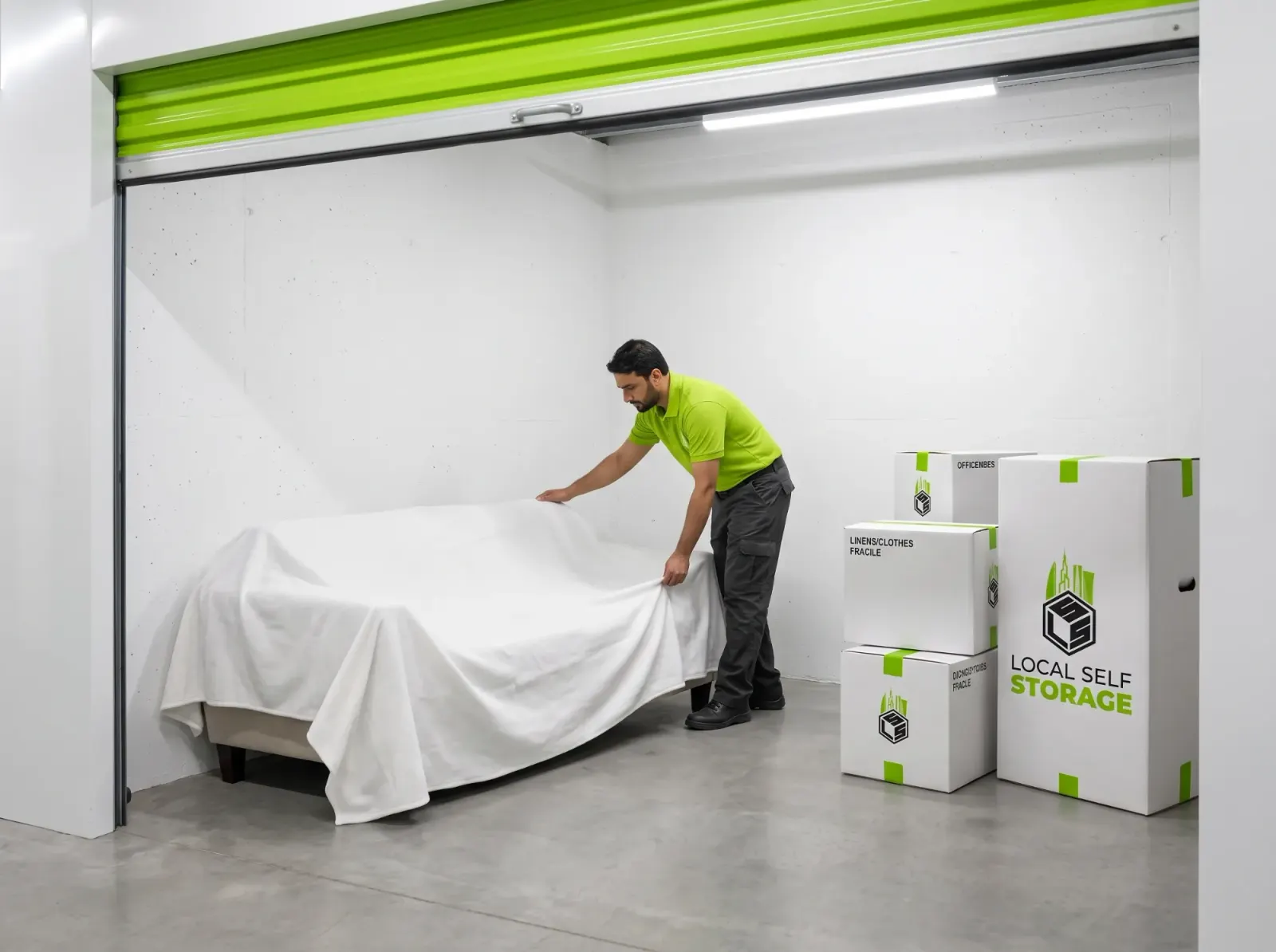 Furniture storage units in Deira Dubai for sofas, beds, tables, and home furnishings