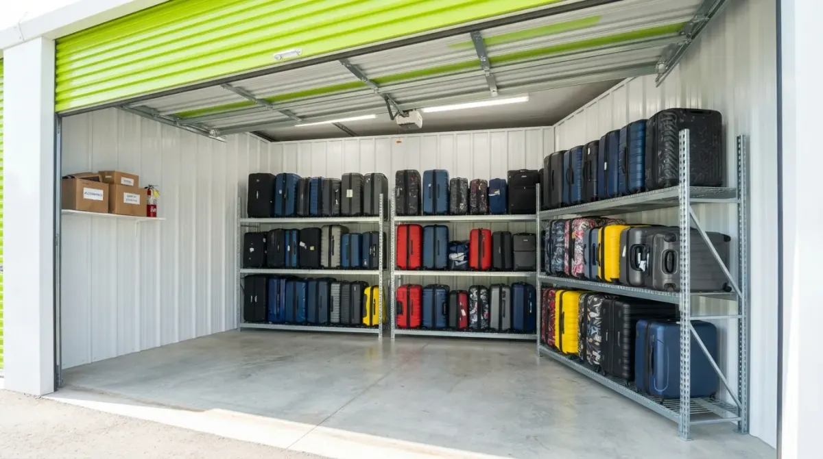 Local Self Storage Dubai provides flexible luggage storage for suitcases