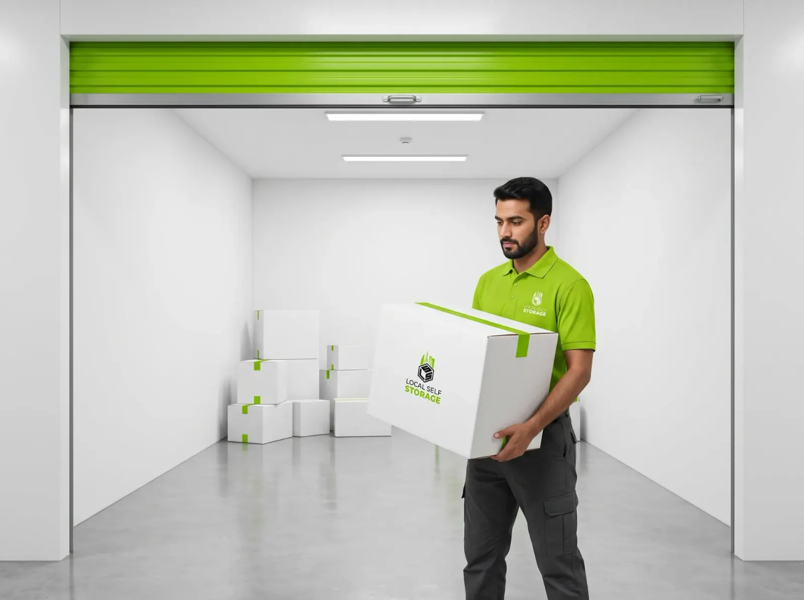 Personal storage unit with household belongings and valuables